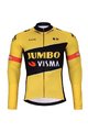 BONAVELO Cycling winter set - JUMBO-VISMA 2024 WNT - yellow/black