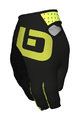 ALÉ Cycling long-finger gloves - MTB FANGO - black/yellow