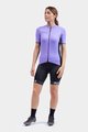 ALÉ Cycling short sleeve jersey - SOLID COLOR BLOCK - purple