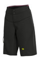 ALÉ Cycling shorts without bib - ENDURO ENDURO  LADY - black