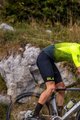 ALÉ Cycling bib shorts - R-EV1 AGONISTA PLUS - black/yellow