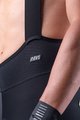 ALÉ Cycling bib shorts - R-EV1 AGONISTA PLUS - black/yellow