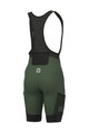 ALÉ Cycling bib shorts - OFF-ROAD GRAVEL STONES CARGO - green