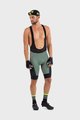 ALÉ Cycling bib shorts - OFF-ROAD GRAVEL STONES CARGO - green