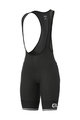 ALÉ Cycling bib shorts - SOLID BLEND LADY - black/white