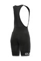 ALÉ Cycling bib shorts - SOLID BLEND LADY - black/white