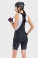 ALÉ Cycling bib shorts - SOLID BLEND LADY - black/white