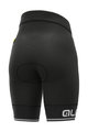 ALÉ Cycling shorts without bib - SOLID BLEND LADY - black/white