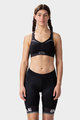 ALÉ Cycling shorts without bib - SOLID BLEND LADY - black/white
