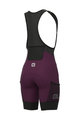 ALÉ Cycling bib shorts - OFF-ROAD GRAVEL STONES CARGO LADY - purple