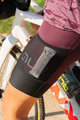 ALÉ Cycling bib shorts - OFF-ROAD GRAVEL STONES CARGO LADY - purple