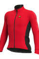 ALÉ Cycling winter long sleeve jersey - SOLID FONDO WINTER - red