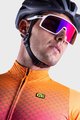 ALÉ Cycling winter long sleeve jersey - R-EV1 CLIMA PROTECTION 2.0 VELOCITY WIND G+ - orange/black