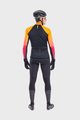 ALÉ Cycling winter long sleeve jersey - R-EV1 CLIMA PROTECTION 2.0 VELOCITY WIND G+ - orange/black