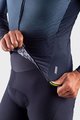 ALÉ Cycling winter long sleeve jersey - R-EV1 CLIMA PROTECTION 2.0 VELOCITY WIND G+ - grey/black