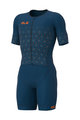 ALÉ Cycling skinsuit - TRIATHLON  MAUI LONG TRI SS - blue