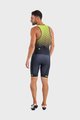 ALÉ Cycling skinsuit - TRIATHLON  STARS LONG TRI - black/yellow