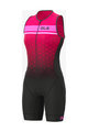 ALÉ Cycling skinsuit - TRIATHLON STARS LONG TRI LADY - red/black