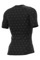 ALÉ Cycling short sleeve t-shirt - QUARK - black