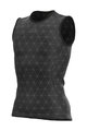 ALÉ Cycling sleeve less t-shirt - QUARK LESS - black