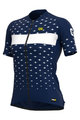 ALÉ Cycling short sleeve jersey - PRR STARS LADY - blue/white