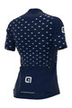 ALÉ Cycling short sleeve jersey - PRR STARS LADY - blue/white