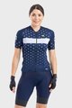 ALÉ Cycling short sleeve jersey - PRR STARS LADY - blue/white