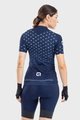 ALÉ Cycling short sleeve jersey - PRR STARS LADY - blue/white