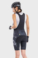 ALÉ Cycling bib shorts - PRR SKULL LADY - black