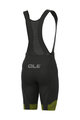 ALÉ Cycling bib shorts - PRS MASTER 2.0 - black/yellow