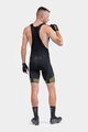 ALÉ Cycling bib shorts - PRS MASTER 2.0 - black/yellow