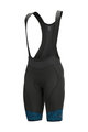 ALÉ Cycling bib shorts - PRS MASTER 2.0 - black/cyclamen