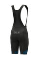 ALÉ Cycling bib shorts - PRS MASTER 2.0 - black/cyclamen