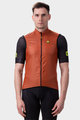 ALÉ Cycling gilet - GUSCIO VENTO 2.0 - brown