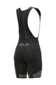 ALÉ Cycling bib shorts - PRS MASTER 2.0 LADY - black/white