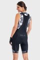 ALÉ Cycling bib shorts - PRS MASTER 2.0 LADY - black/white