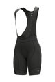 ALÉ Cycling bib shorts - PRS MASTER 2.0 LADY - black/grey