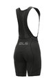 ALÉ Cycling bib shorts - PRS MASTER 2.0 LADY - black/grey