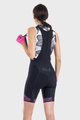 ALÉ Cycling bib shorts - PRS MASTER 2.0 LADY - black/pink