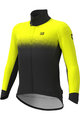 ALÉ Cycling thermal jacket - PR-S GRADIENT - yellow/black