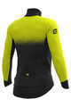 ALÉ Cycling thermal jacket - PR-S GRADIENT - yellow/black