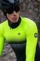 ALÉ Cycling thermal jacket - PR-S GRADIENT - yellow/black
