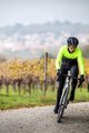 ALÉ Cycling thermal jacket - PR-S GRADIENT - yellow/black