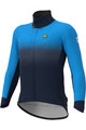 ALÉ Cycling thermal jacket - PR-S GRADIENT - blue/light blue