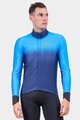 ALÉ Cycling thermal jacket - PR-S GRADIENT - blue/light blue