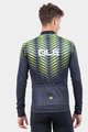 ALÉ Cycling winter long sleeve jersey - SOLID THORN - black/yellow
