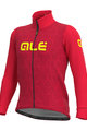 ALÉ Cycling thermal jacket - SOLID CROSS - red