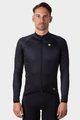 ALÉ Cycling winter long sleeve jersey - R-EV1 THERMAL - black