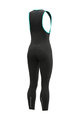 ALÉ Cycling long bib trousers - KLIMATIK K-WIND BLIZZARD - black