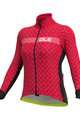 ALÉ Cycling thermal jacket - PR-R GREEN HELIOS - red